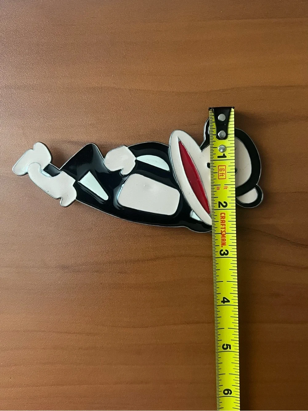 RARE Vintage Y2K Paul Frank Full Body Enamel Belt Buckle